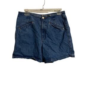Vintage Liz Wear mom jean shorts high waisted denim 12